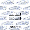 Front Side Marker Gaskets 74-77 Chevrolet Camaro, Pontiac Firebird - image 1