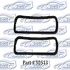 Front & Rear Side Lamp Marker Gaskets 70-81 Pontiac Firebird - image 1