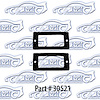 Side Marker Gaskets - 4 Piece 68 Chevrolet Camaro - image 1