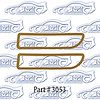 Parklamp Lens Gaskets 70-73 Chevrolet Camaro Coupe - image 1