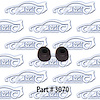 Bucket Seat Bumpers 67-69 Chevrolet Camaro, Pontiac Firebird - image 1