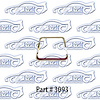 Parking Brake Trim Plate 67-68 Chevrolet Camaro - image 1