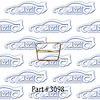 Brake & Clutch Trim Plate 67-69 Chevrolet Camaro - image 1