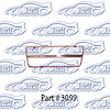 Automatic Brake Pedal Trim Plate 67-69 Chevrolet Camaro - image 1