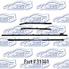 Window Weatherstrip - Original Style W/ Round Bead 67 Chevrolet Camaro, Pontiac Firebird - image 1