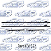 Window Weatherstrip - Original Style W/ Round Bead - Outers Only 67 Chevrolet Camaro, Pontiac Firebird - image 1