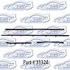 Window Weatherstrip - Original Style W/ Round Bead 68-69 Chevrolet Camaro Standard Interior - image 1