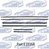 Window Weatherstrip - Original Style W/ Round Bead 68 Chevrolet Camaro, Pontiac Firebird, Deluxe Interior - image 1
