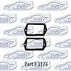 License Lamp Gaskets 70-73 Chevrolet Camaro Coupe - image 1