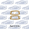 Park Light Lens Gasket 68 Chevrolet Camaro - image 1