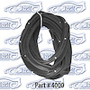 Door Weatherstrip W/ Clips 62-67 Chevrolet II, Nova 2 Door Sedan - image 1