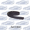 Door Glass Run Channel, Upper & Rear 62-67 Chevrolet II Nova, Chevelle - image 1