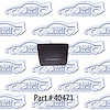 Brake Pedal Pad Standard Shift W/ Power Brakes 62-67 Chevrolet II Nova 63-67 Chevrolet Corvette - image 1