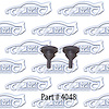 License Plate Bumper - Front/Rear 62-65 Chevrolet II Nova - image 1