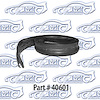 Rear Body to Bumper Seal 68-72 Chevrolet II Nova - image 1