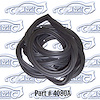 Door Weatherstrip - Rear W/ Clips 62-67 Chevrolet II, Nova 4 Door Sedan - image 1