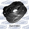 Door Weatherstrip - Front W/ Clips 68-74 Chevrolet II Nova
