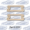 Park Light Lens Gaskets 68-69 Chevrolet II Nova 68 Chevelle - image 1