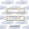 Taillight Lens Gaskets 68-69 Chevrolet II Nova - image 1