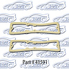 Taillight Lens Gaskets 71-72 Chevrolet Nova - image 1