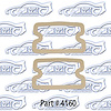 Park Light Lens Gaskets 70-72 Chevrolet II Nova - image 1