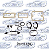 Paint Gasket Set 65 Chevrolet II Nova - image 1