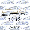 Paint Gasket Set 70 Chevrolet II Nova - image 1