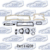 Paint Gasket Set 71-72 Chevrolet II Nova - image 1