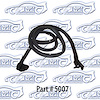 Door Weatherstrip W/ Clips & Molded Ends Chevelle 1966-67, Hard Top and Convertable - image 1