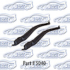 Pillar Post Weatherstrip W/ Molded Ends 66-67 Chevrolet Chevelle, Pontiac Gto, Lemans, Oldsmobile Cutlass, Buick Skylark - image 1