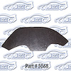 A-Arm Seal, Steel Inner Fenders, W/ Staples 68-72 Chevrolet Chevelle, El Camino - image 1