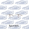 Hood To Cowl Seal Clip Kit - Steel 68-69 Chevelle, El Camino, Monte Carlo, Gto, Lemans, Buick Skylark, Oldsmobile Cutlass - image 1