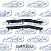 Bumber Guard Inserts Front/Rear 67 Chevrolet Chevelle, El Camino - image 1