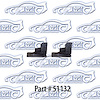 Rubber Door Jambs, U-Shape 68-72 Chevelle GTO Cutlass Skylark - image 1