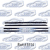 Window Weatherstrip 64 Chevrolet Chevelle - image 1