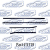 Window weatherstrip for 66-67 Chevrolet Chevelle - image 1