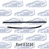 Window weatherstrip for 68 Chevrolet Chevelle 2 Door Hardtop - image 1