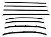 Window weatherstrip for 69 Chevrolet Chevelle - image 1