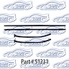 Window weatherstrip, original style with round bead, outers 69 Chevrolet Chevelle 2 Door Hardtop - image 1