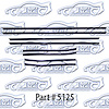 Window weatherstrip for 70-72 Chevrolet Chevelle Convertible - image 1