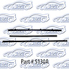 Window weatherstrip, original style with round bead 4 piece 66-67 Chevrolet Chevelle , El Camino 2 Door Sedan - image 1