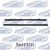 Window weatherstrip for 68-72 Chevrolet El Camino - image 1