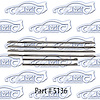 WINDOW W/STRIPS MALIBU - image 1