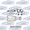 Paint Gasket Set 64 Chevrolet Chevelle - image 1
