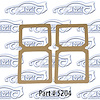 Taillight lens gaskets 64 Chevrolet El Camino - image 1