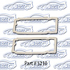 Taillight lens gaskets 68 Chevrolet Chevelle - image 1