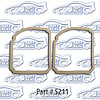 Taillight lens gaskets 69 Chevrolet Chevelle - image 1