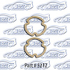 Taillight lens gaskets, set of 4 71-72 Chevrolet Chevelle - image 1