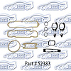 Paint Gasket Set 72 Chevrolet Monte Carlo - image 1