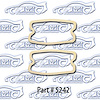 Park lens gaskets 72 Chevrolet Monte Carlo - image 1